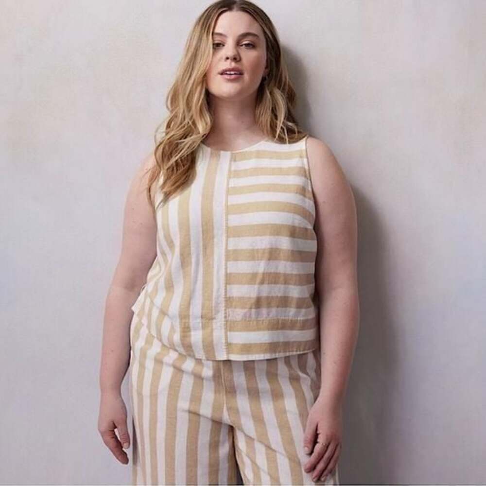 NWT Lauren Conrad Cold Shoulder Blouse XXL